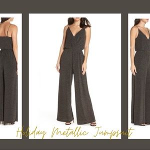 Chelsea28 Holiday Metallic Jumpsuit